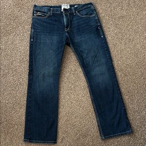 Ariat Men's Dark Blue Straight Jeans